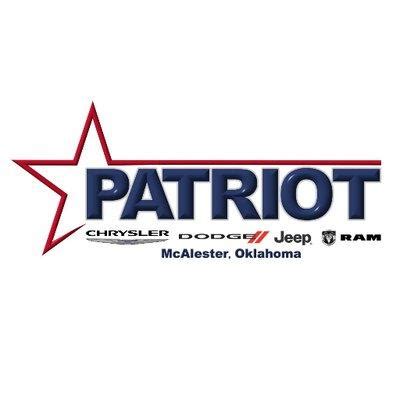 Patriot mcalester - You can also request more information about a vehicle using our online form or by calling +1 (888) 205-6188. We are located at 1441 S George Nigh Expressway in McAlester, OK. View our hours and directions page! You're going to love the experience at Fenton Nissan of McAlester. We are waiting for you and your loved ones.